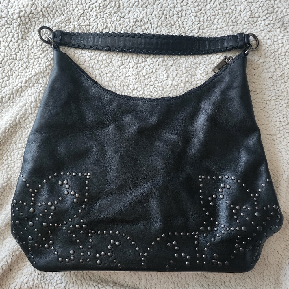 Coach F35203 Celeste studded leather crossbody hobo shoulder bag - Picture 4 of 14
